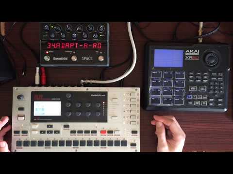 #206 ELEKTRON MONOMACHINE AKAI XR20 EVENTIDE SPACE
