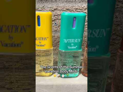 The Scents of the Summer #perfume #bodymist #summervacation