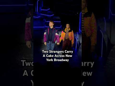 Two Strangers Carry A Cake Across New York #broadway #musical #theatre
