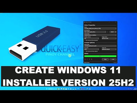 HOW TO CREATE BOOTABLE USB WINDOWS 11 INSTALLER VERSION 25H2 ? USING RUFUS.