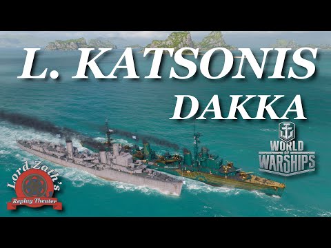 Dakka - L. Katsonis Tier 9 Pan European DD Estuary Brawls South Spawn World of Warships