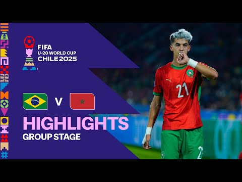 Brazil vs Morocco Highlights | FIFA U-20 World Cup Chile 2025