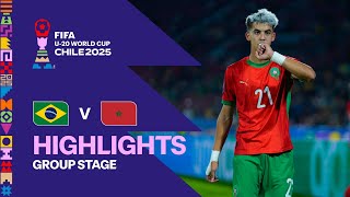 Brazil vs Morocco Highlights | FIFA U-20 World Cup Chile 2025