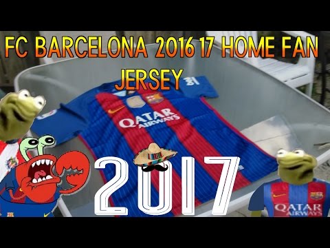 Nike FC Barcelona 2016/17 Home Fan Jersey Unboxing