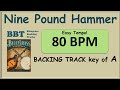 Nine Pound Hammer 80 bpm bluegrass backing track