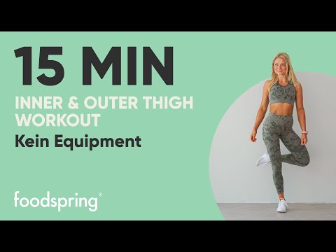 15 MIN | INNER & OUTER THIGH WORKOUT | Kein Equipment | foodspring® | @growingannanas