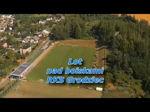 Lot nad boiskami RKS Grodziec