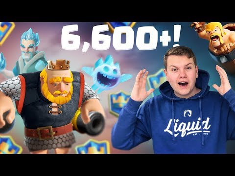 6,600+ 2.9 Royal Giant Tornado Cycle Deck! LIVE Ladder Gameplay - Clash Royale
