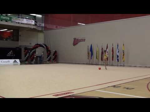 Elizabeth Savchenko. Ball. Canadian National Championships. May 2016