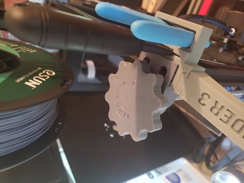 Creality Ender3 V2 Upgrade install of Z-axis bearing stabilizer and Adjustment knob