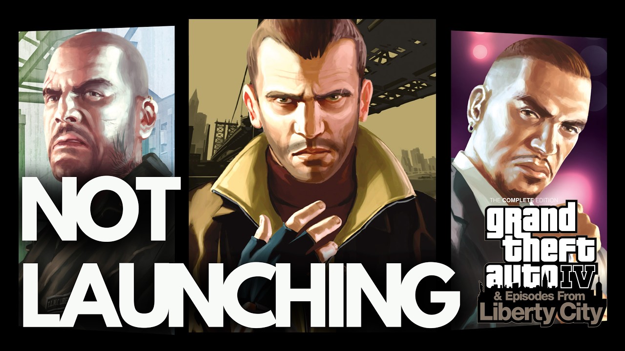 Grand Theft Auto IV Not Launching/Crashing/Startup Crash/Not Loading/Black Screen On Steam PC🎮🔥 FIX