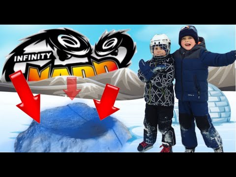 Как сделать арену ИНФИНИТИ НАДО своими руками на улице зимой? // KiFill boys