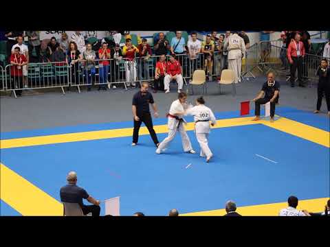 EC2018 Women+65kgs  Buchholtz Christine Denmark Vs Merca Andreea Romania