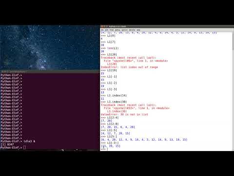 Python für Anfänger, Folge 15: Listen Teil 3: Slicing