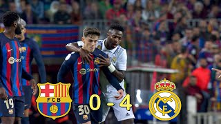 FC Barcelona vs Real Madrid (0-4) 2022/23 (CDR) Se