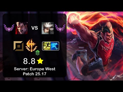 Darius Top vs Camille - EUW Master - Patch 25.17