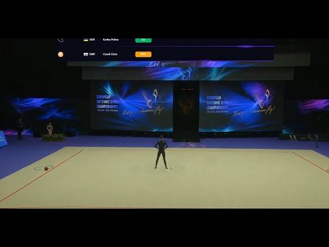 Polina Karika Hoop Qual 26,400 - European Championships Tallinn 2025