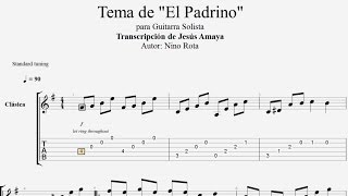 El Padrino - Solo de Guitarra - Tablatura por Jesús Amaya Chords -  Chordify