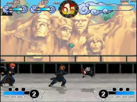 Naruto-Sasori and Tobi Vs Anbu