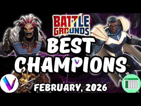 The Best Champions For Battlegrounds Ranked & Vega's Tier List - M'Baku Blue Marvel Heimdall  MCoC