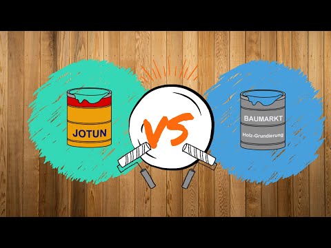 Wie beschichtet man richtig? Holzschutzlacke im Vergleich! JOTUN vs. BAUMARKT Produkte