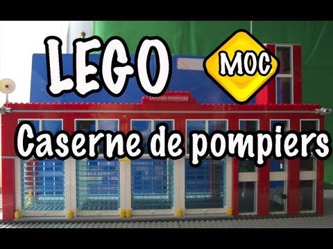 comment construire la caserne de pompier lego