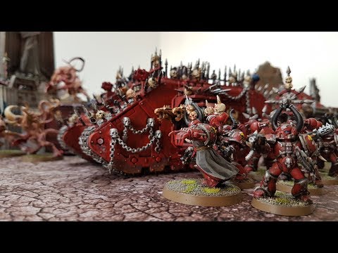 Word Bearers vs Imperium; 4000 point 8th edition warhammer 40k battle report