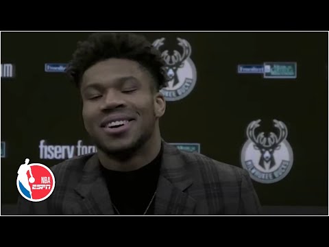 公鹿隊獲勝後，安戴託昆波：『我們會很強』 | NBA on ESPN (Giannis Antetokounmpo after Bucks win: 'We're going to be good' | NBA on ESPN)