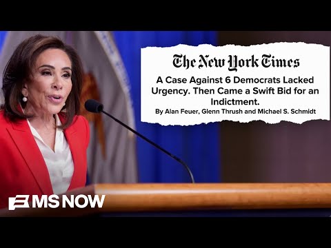 報道：ジーン・ピロ検事が民主党議員への起訴を圧力したと報告 (Report: U.S. Attorney Jeanine Pirro applied pressure to indict Democratic lawmakers over video)