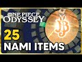 One Piece Odyssey 25 Nami Item Locations Treasure Sensor Guide
