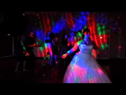 Melissa Root & John Levasseur's wedding reception dance floor 7/20/2014