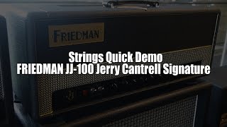 Video thumbnail for Strings Quick Demo : Friedman JJ-100 Jerry Cantrell Signature by Strings Shop