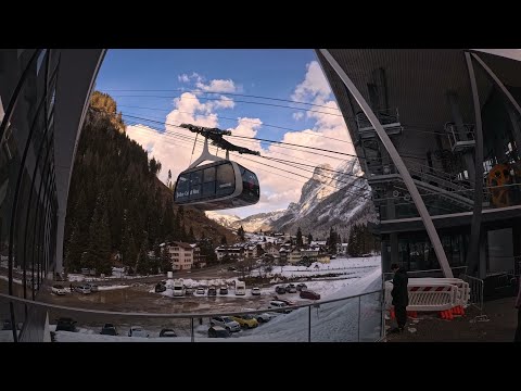 DISCESA INTEGRALE INVERNALE DEL FUNIFOR DOPPELMAYR ALBA - COL DEI ROSSI