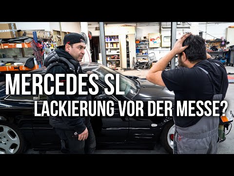 LEVELLA | Mercedes R129 SL - Doch noch eine Komplettlackierung bei Yasin vor der Messe?