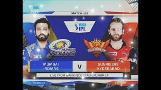 MI VS SRH,   Mumbai Indians vs sunrisers Hyderabad highlights