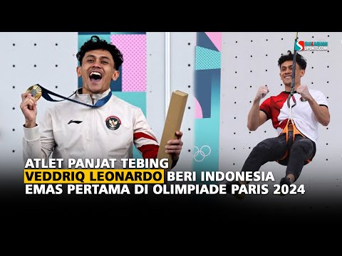 Atlet Panjat Tebing Veddriq Leonardo Beri Indonesia Emas Pertama di Olimpiade Paris