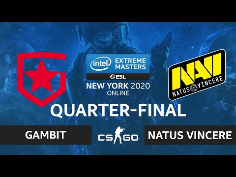 CS:GO - Natus Vincere vs Gambit [Train] Map 1 - IEM New York 2020 - Quarter-final - CIS