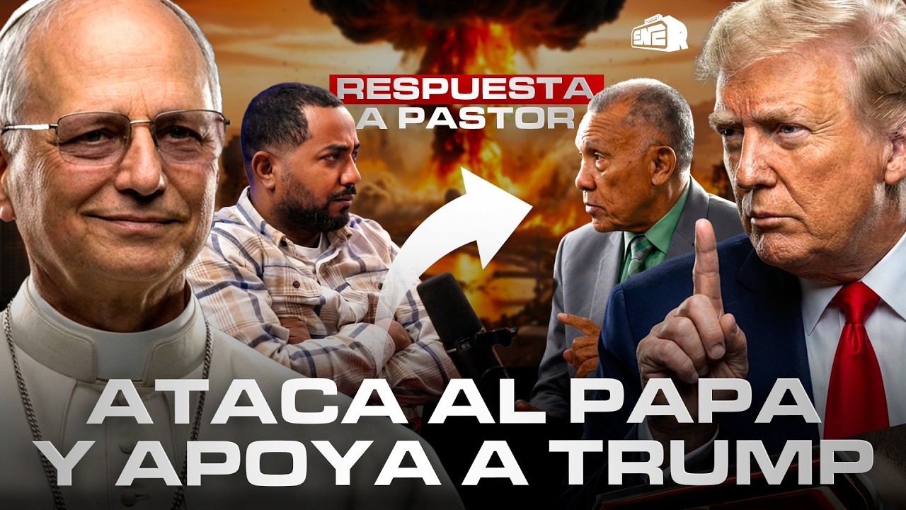 ARIEL SANTANA ENFRENTA AL PASTOR EZEQUIEL MOLINA POR ATAQUES AL PAPA Y APOYO A TRUMP