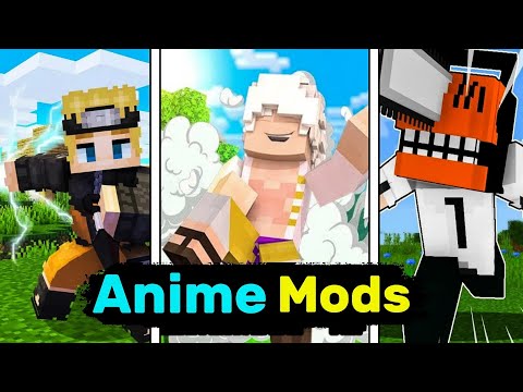 Insane Anime Mods in Minecraft PE 1.20+ | EPIC!