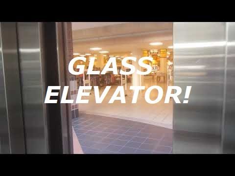 Montgomery KONE hydraulic glass elevator at Lindale mall, Cedar Rapids IA