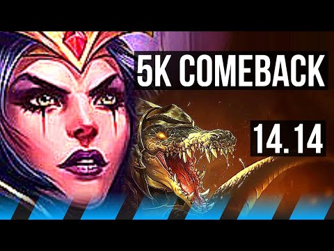 LEBLANC vs RENEKTON (MID) | 5k comeback, 11/3/11, Rank 9 LeBlanc | EUNE Grandmaster | 14.14