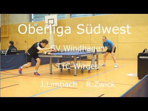 Oberliga Südwest | SV Windhagen - TTC Wirges | J.Limbach : R.Zwick