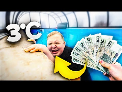 1 SEKUNDA w LODOWATYM BASENIE = 1zł