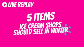 5 Items Ice Cream Shops should sell in Winter