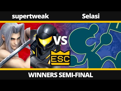 ESC 35 - Winners Semi-Final - supertweak (Samus, Sephiroth) Vs. Selasi (Mr. Game & Watch) SSBU Local