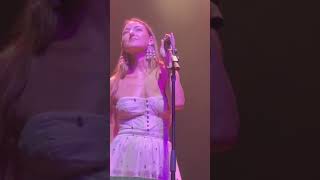 #StacieOrrico performing The Autumn Leaves by Nat King Cole at Tybee Post Theatre 9/17/2023