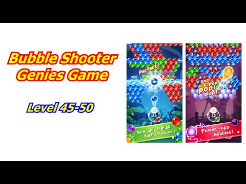 Bubble Shooter Genies Game Level 45-50 Walk Through