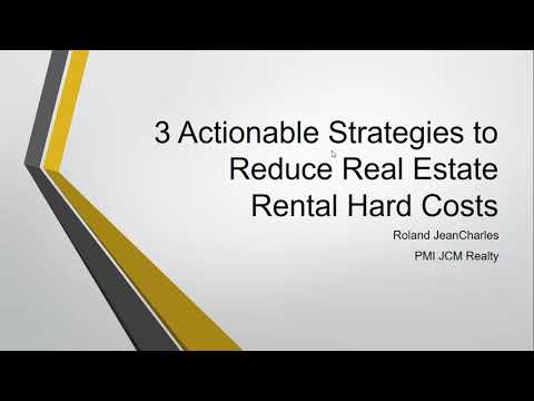 3 Actionable Strategies to Reduce Real Estate Rental Hard Costs