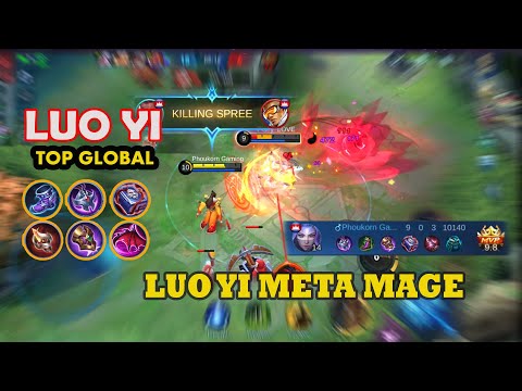 Burst Damage! Deadly Luo Yi Combo Skill  | Top Global Luo Yi Gameplay ~ Mobile Legends