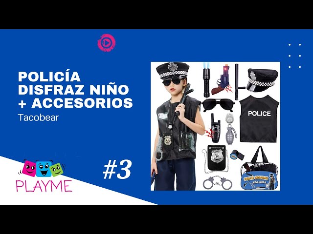 Vídeo relacionado con deAO Disfraz de Policía Juguetes para Niños con 14 accesorios Rol Regalos
